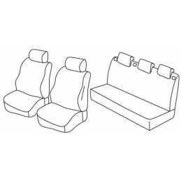 Set coprisedili Superior - Nocciola - Seat Ibiza 5p (09 15 05 17)