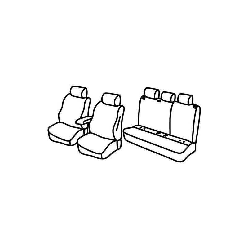 Set coprisedili Superior - Beige - Seat Ibiza 5p (Xcellence Style) (06 17 )
