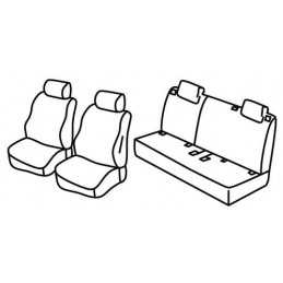 Set coprisedili Superior - Nocciola - Suzuki Swift 5p (05 17 )