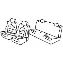 Set coprisedili Superior - Beige - Alfa Romeo Mito (09 08 )