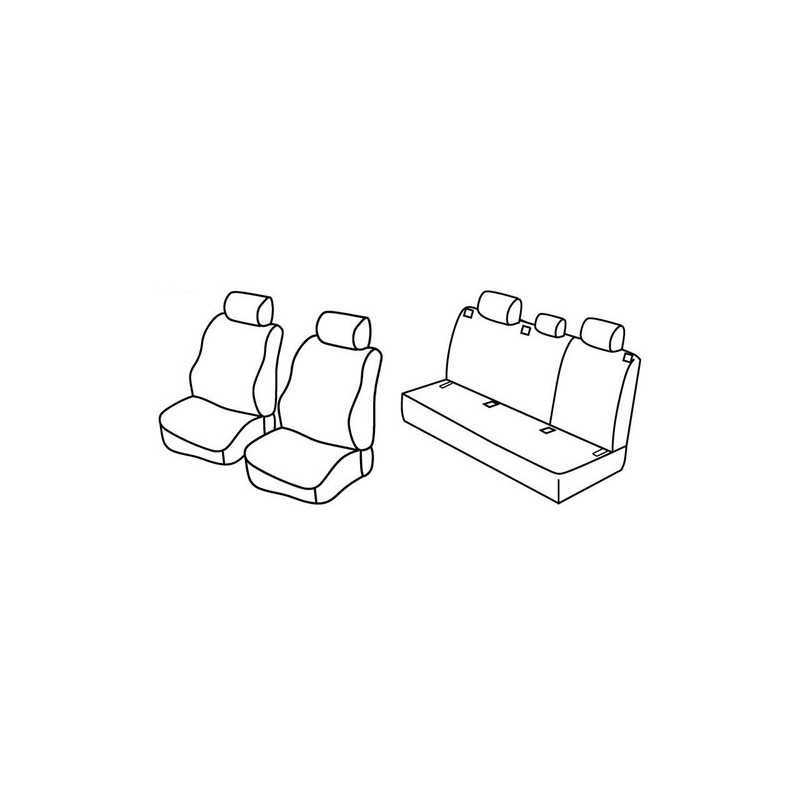 Set coprisedili Superior - Nero Grigio - Audi A3 Sportback 5p (09 04 10 12)