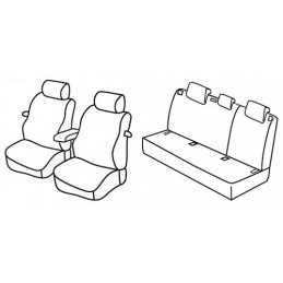 Set coprisedili Superior - Nocciola - Audi A3 3p (Soul) (05 03 08 12)