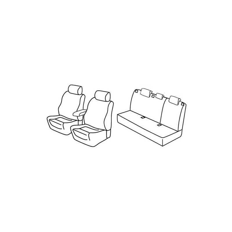 Set coprisedili Superior - Grigio Nero - Audi A3 Sportback 5p (09 04 10 12)