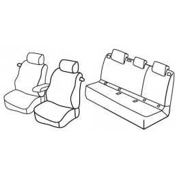 Set coprisedili Superior - Nocciola - Audi A3 3p (Attraction) (09 12 07 16)