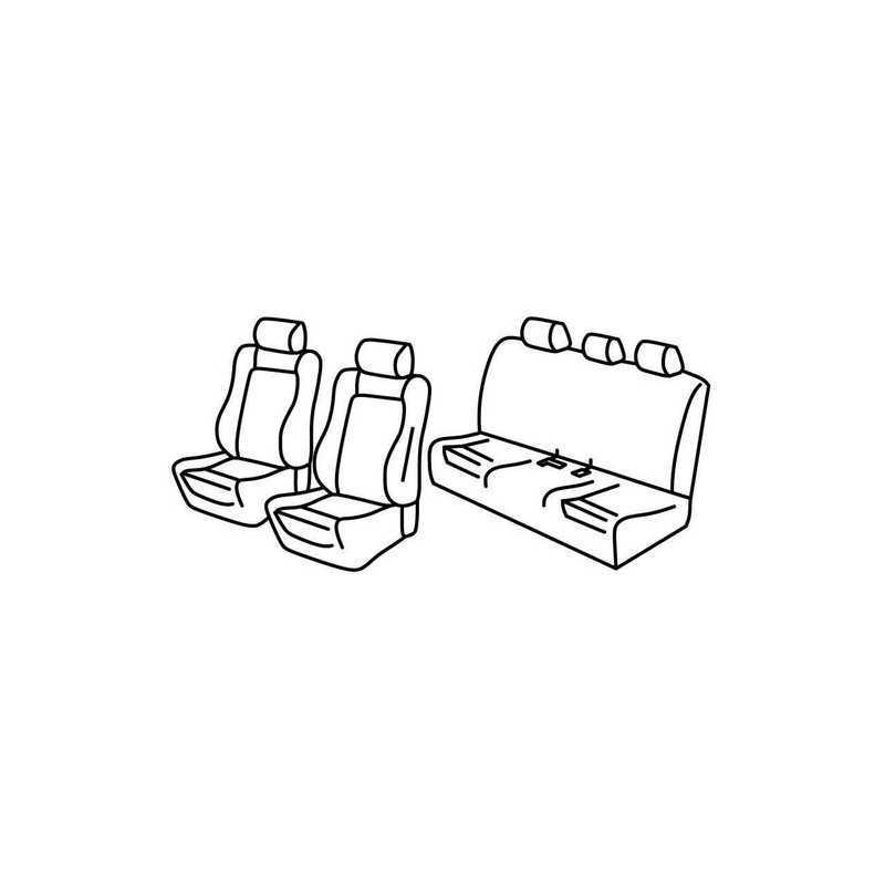 Set coprisedili Superior - Nocciola - Bmw Serie 3 (F30) 4p (02 12 11 18)