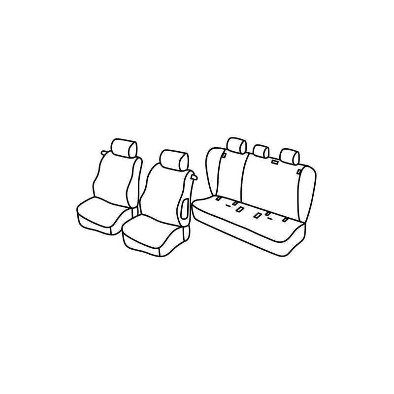 Set coprisedili Superior - Grigio Nero - Bmw Serie 1 (E81) 3p (03 07 06 12)