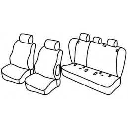 Set coprisedili Superior - Nocciola - Bmw Serie 1 (E87) 5p (09 04 08 11)