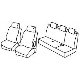 Set coprisedili Superior - Nocciola - Citroen Berlingo Multispace 5p (11 02 03 08)