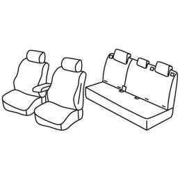 Set coprisedili Superior - Beige - Citroen C4 5p (11 10 02 15)