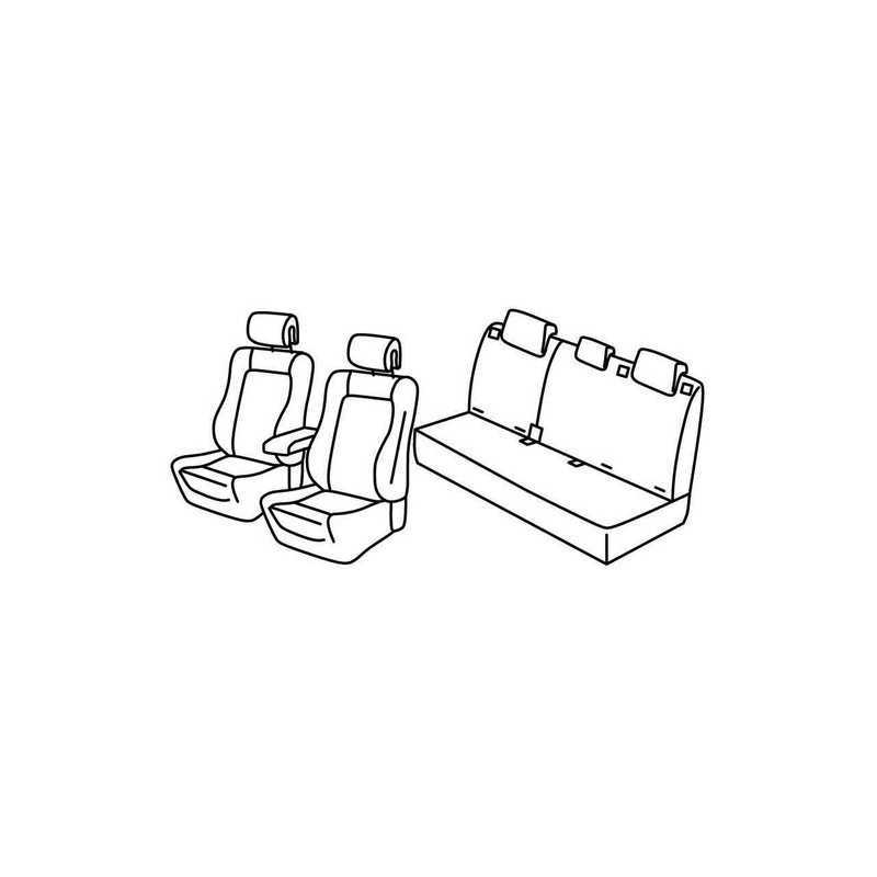 Set coprisedili Superior - Beige - Citroen C4 5p (11 10 02 15)
