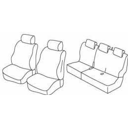 Set coprisedili Superior - Beige - Dacia Dokker (11 12 01 17)