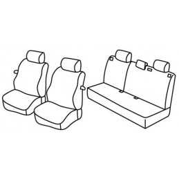 Set coprisedili Superior - Nocciola - Ford Focus 3p (01 99 01 05)