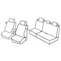 Set coprisedili Superior - Beige - Ford Focus 3p (02 05 02 11)