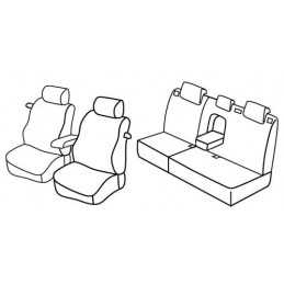 Set coprisedili Superior - Beige - Ford Focus 3p (02 05 02 11)