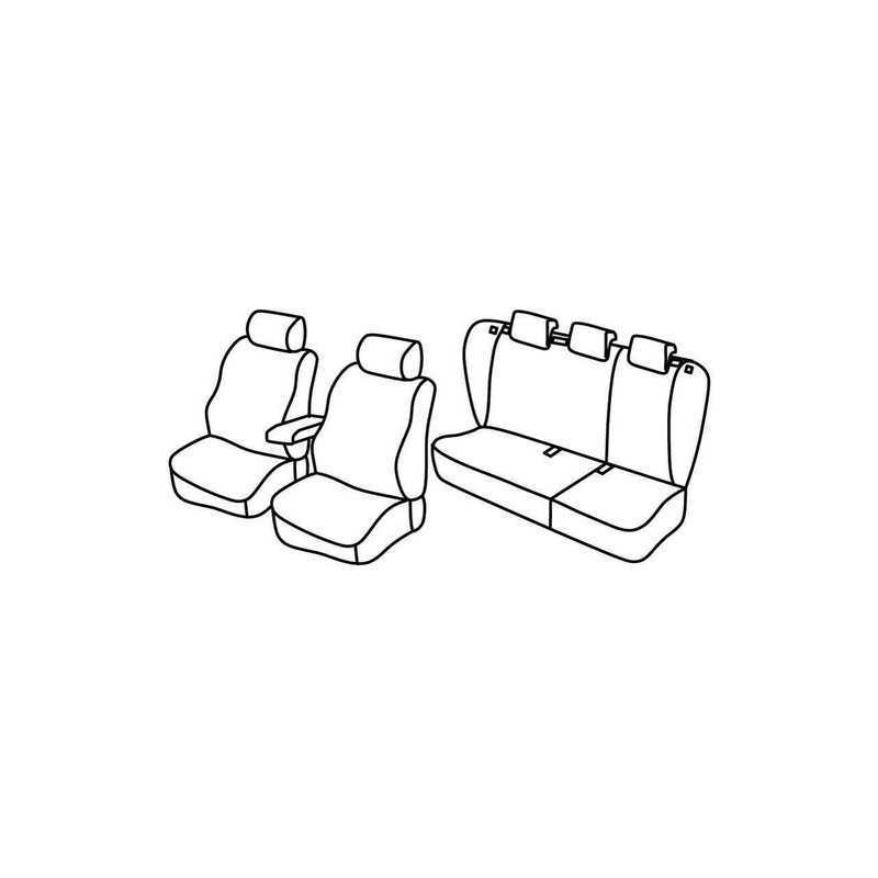 Set coprisedili Superior - Nocciola - Kia Cee'd 5p (02 07 04 12)