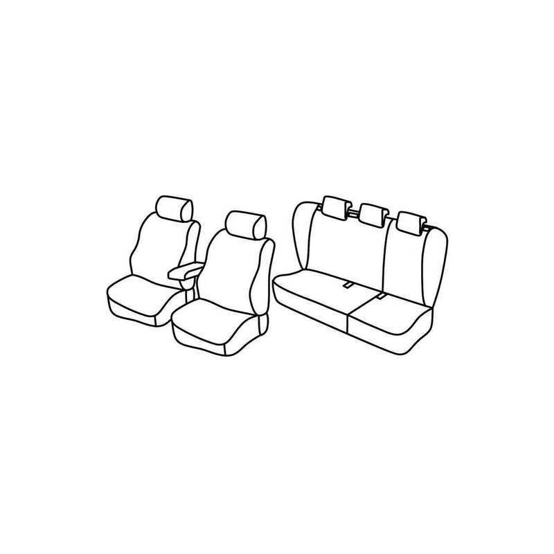 Set coprisedili Superior - Beige - Kia Cee'd Sporty Wagon (09 07 08 12)