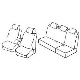 Set coprisedili Superior - Nocciola - Kia Cee'd 5p (05 12 09 18)