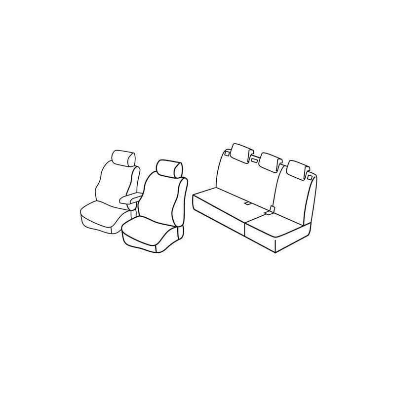 Set coprisedili Superior - Nocciola - Kia Cee'd 5p (05 12 09 18)