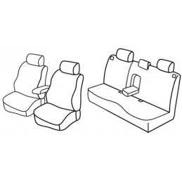 Set coprisedili Superior - Nocciola - Mazda 3 4p (11 10 09 13)