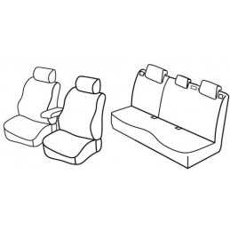 Set coprisedili Superior - Nocciola - Mazda 3 5p (04 09 12 13)