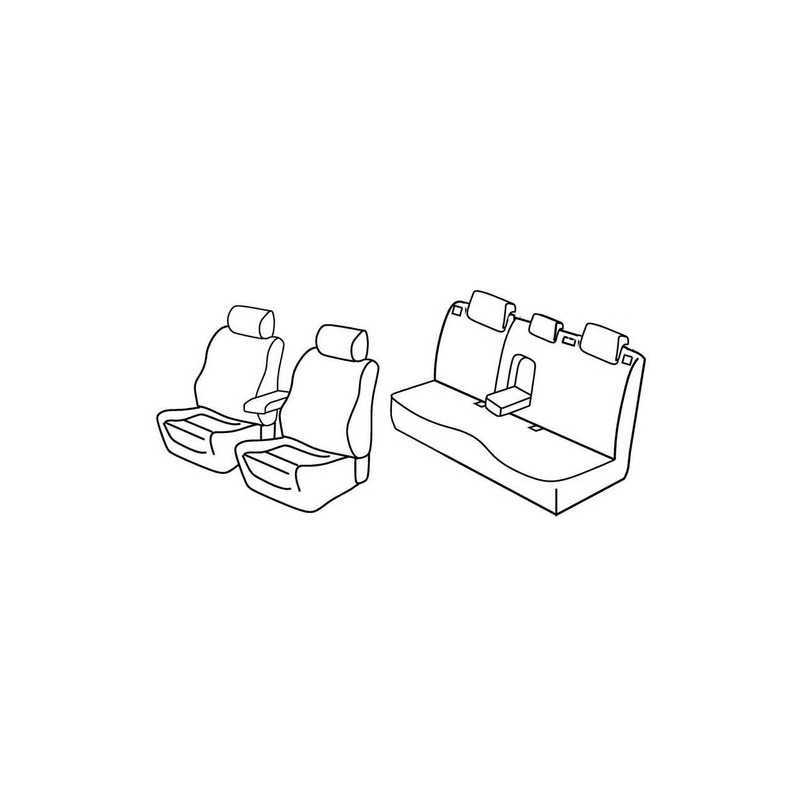 Set coprisedili Superior - Beige - Mazda 3 5p (04 09 12 13)