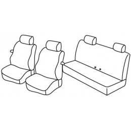 Set coprisedili Superior - Nero Grigio - Mini Mini (R56) 3p (11 06 02 14)