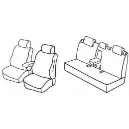 Set coprisedili Superior - Beige - Nissan Note (Tekna) (10 13 10 17)
