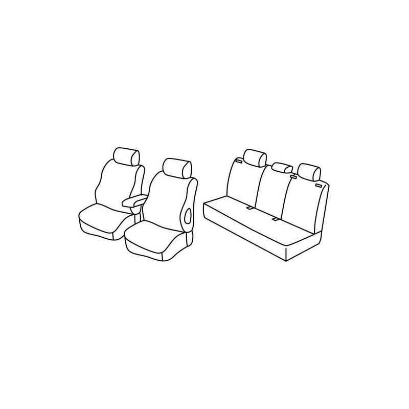 Set coprisedili Superior - Beige - Opel Astra H 5p (03 04 12 09)