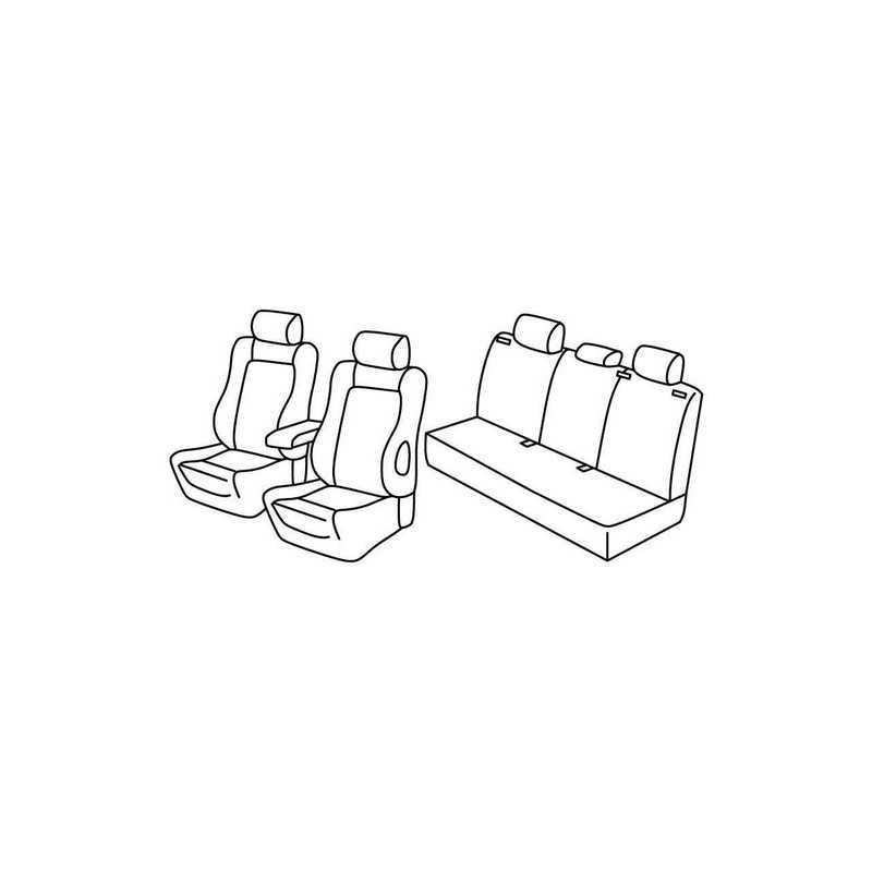 Set coprisedili Superior - Nocciola - Opel Astra H 5p (03 04 12 09)