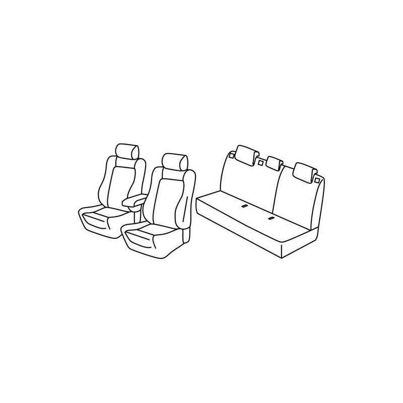 Set coprisedili Superior - Nocciola - Opel Astra J 5p (01 10 10 15)