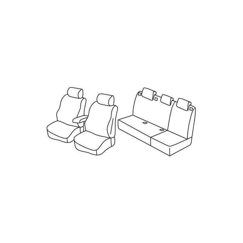 Set coprisedili Superior - Nocciola - Opel Astra J Sports Tourer (11 10 02 16)