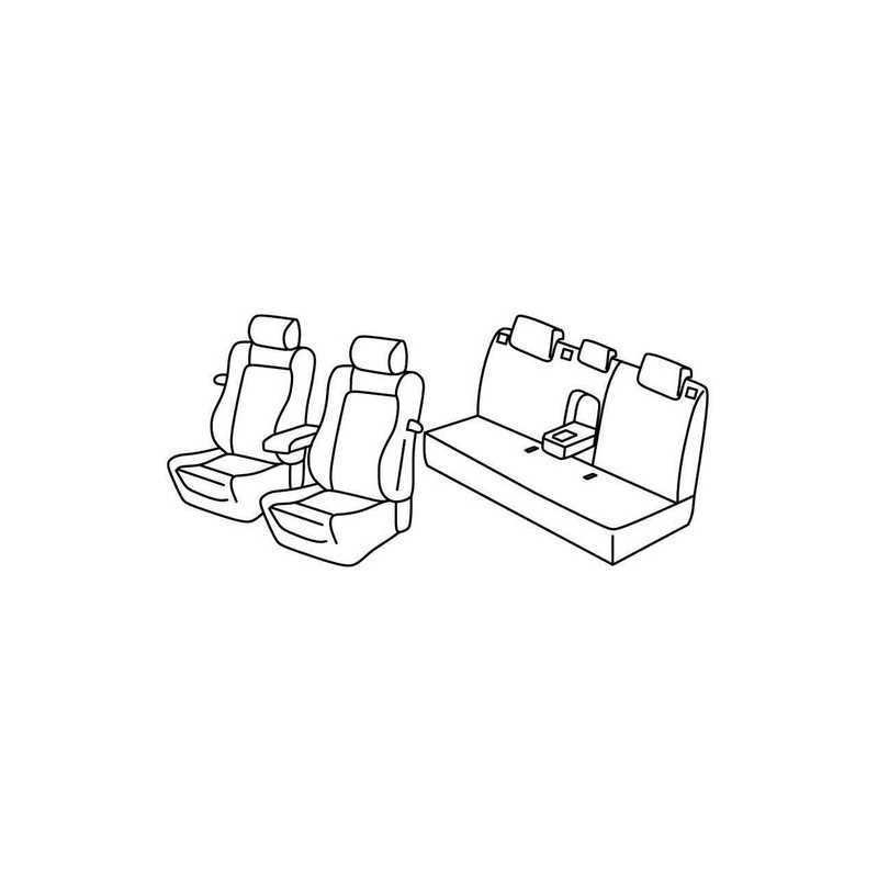Set coprisedili Superior - Nocciola - Opel Astra J GTC 3p (09 11 08 18)