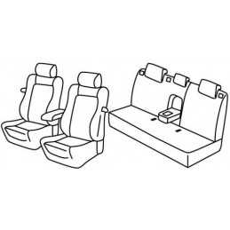 Set coprisedili Superior - Beige - Opel Astra J GTC 3p (09 11 08 18)