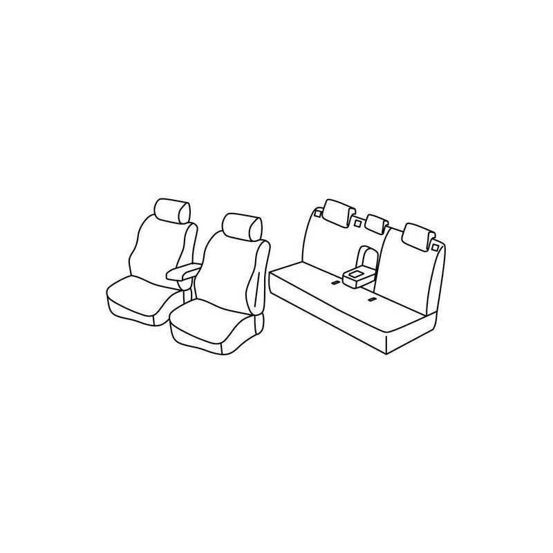 Set coprisedili Superior - Nocciola - Opel Astra J 5p (11 12 10 15)