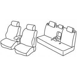 Set coprisedili Superior - Beige - Opel Astra J 5p (11 12 10 15)