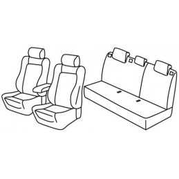 Set coprisedili Superior - Beige - Opel Astra J 5p (11 12 10 15)