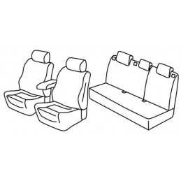 Set coprisedili Superior - Nocciola - Opel Astra J GTC 3p (09 11 08 18)