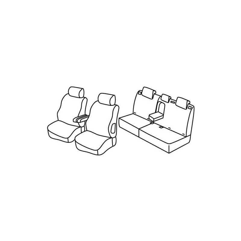 Set coprisedili Superior - Beige - Peugeot 307 5p (dal 2006) (2006 08 07)