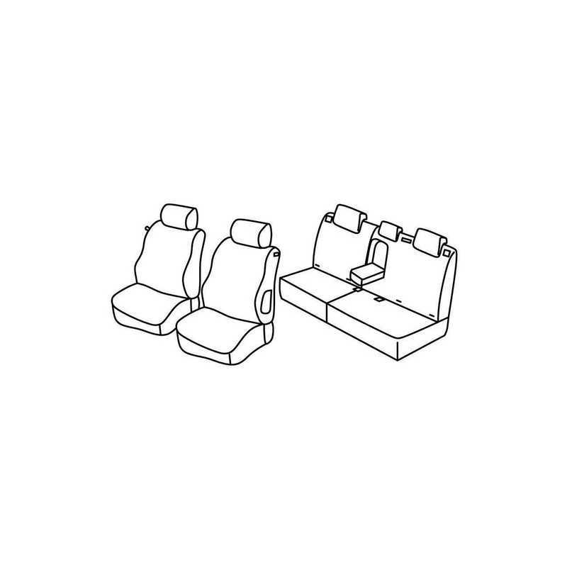 Set coprisedili Superior - Grigio Nero - Peugeot 307 3p (dal 2006) (2006 08 07)