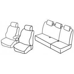 Set coprisedili Superior - Nocciola - Renault Kangoo 5p (01 97 01 08)