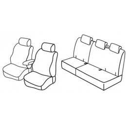 Set coprisedili Superior - Beige - Renault Kangoo 5p (02 08 )