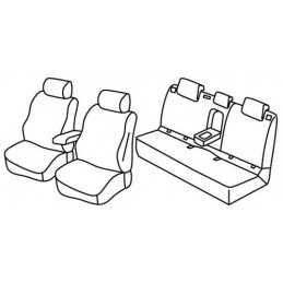 Set coprisedili Superior - Beige - Seat Leon 5p (01 13 )