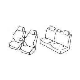 Set coprisedili Superior - Nero Blu - Suzuki S-Cross (09 13 )