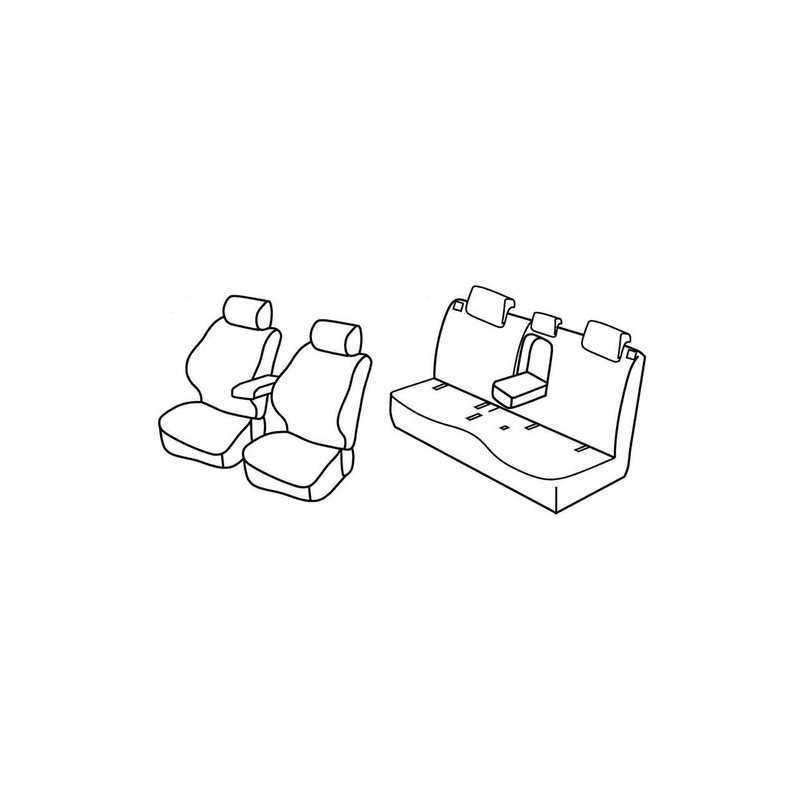 Set coprisedili Superior - Nero Blu - Suzuki S-Cross (09 13 )
