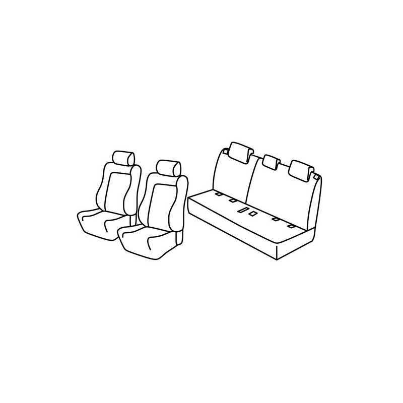 Set coprisedili Superior - Grigio Nero - Suzuki Vitara 5p (Elegance) (04 15 )