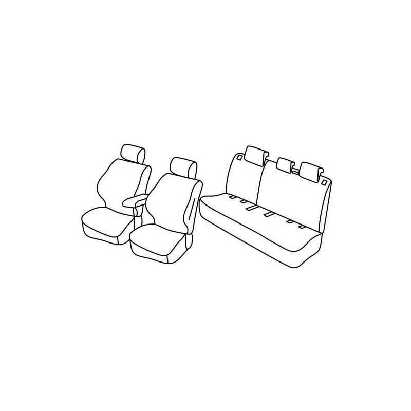 Set coprisedili Superior - Nero Grigio - Suzuki Ignis (01 17 )