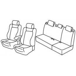 Set coprisedili Superior - Nocciola - Toyota Auris 5p (04 07 11 12)