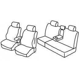 Set coprisedili Superior - Nocciola - Toyota Hilux Pick-Up (06 16 )