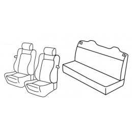 Set coprisedili Superior - Beige - Volkswagen Golf IV Cabrio (fino al 2009) (10 97 2009)