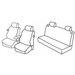 Set coprisedili Superior - Beige - Volkswagen Golf IV 3p (fino al 1999) (10 97 1999)